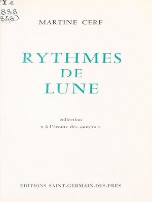 cover image of Rythmes de lune